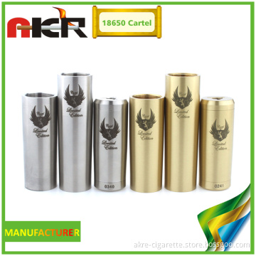 Top Quality E Cigarette Mechanical Cooper Cartel Mod Fit for 18650/18500/18350 Battery